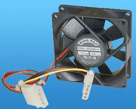 12VDC 3-1/8 X 1 WITH COMPUTER MOLEX CONNECTOR